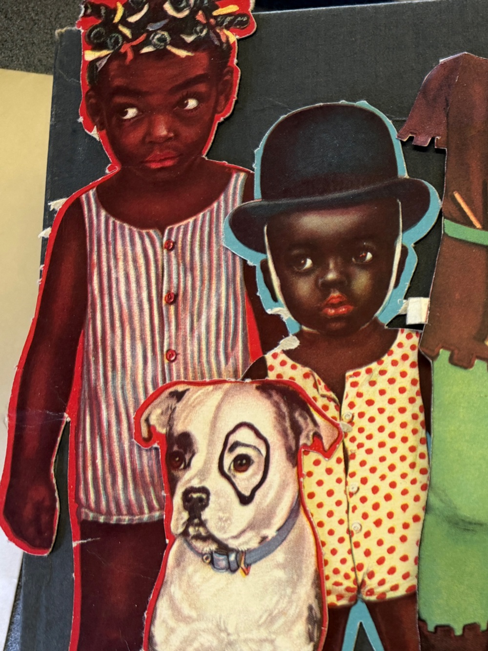 VINTAGE 1930S Queen Holden OUR GANG LITTLE RASCALS PAPER DOLLS w/ scarce DOG